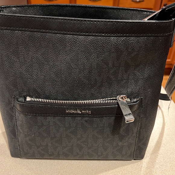 Michael Kors Bags Michael Kors Black Lady Crossover Pocketbook See